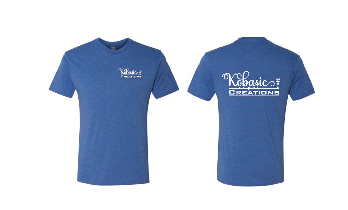Custom Printed Men's T-Shirt, soft triblend, Add your logo, personalized text, or company name.