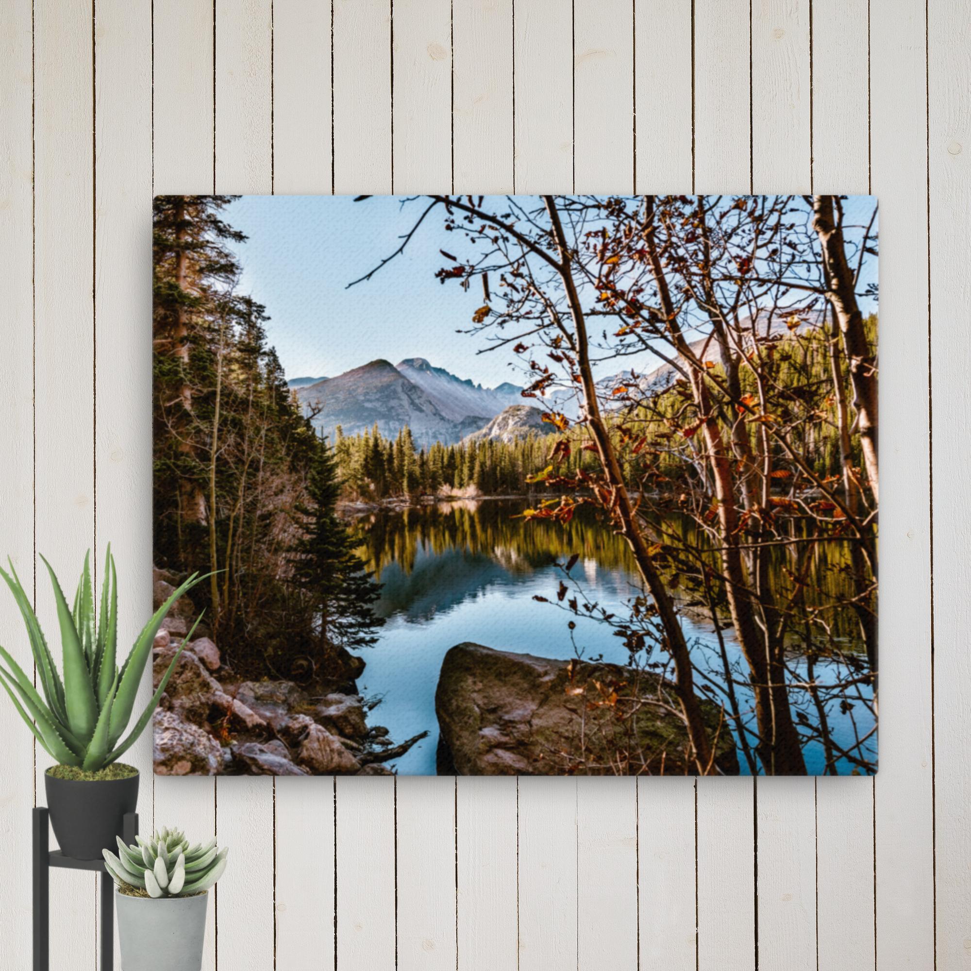 Bear Lake on outlet Canvas