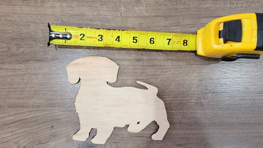 Dachshund Wood Shape, Wooden Dachshund Blank, Unfinished Dachshund wood blank, Dog, Pet, Arts Crafts DIY Projects, 1/4 inch thick Weiner dog