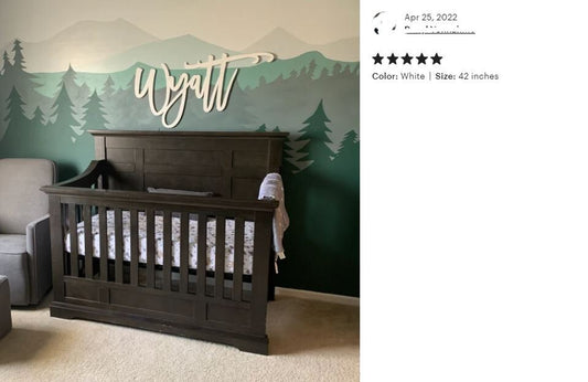 Personalized Name sign, Nursery Decor, Custom Wood Name Or Word Sign