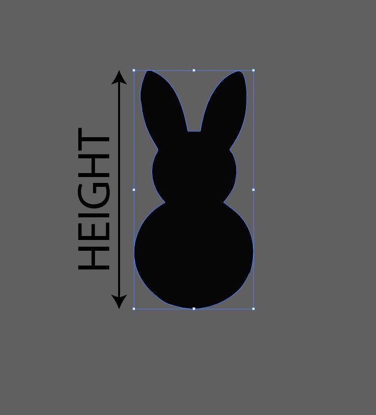 Easter Bunny Wood Shapes, Wooden Rabbit Blank, Unfinished Cut out, Shapes for Crafts DIY Blank, Spring Sign Making, Easter Sign making