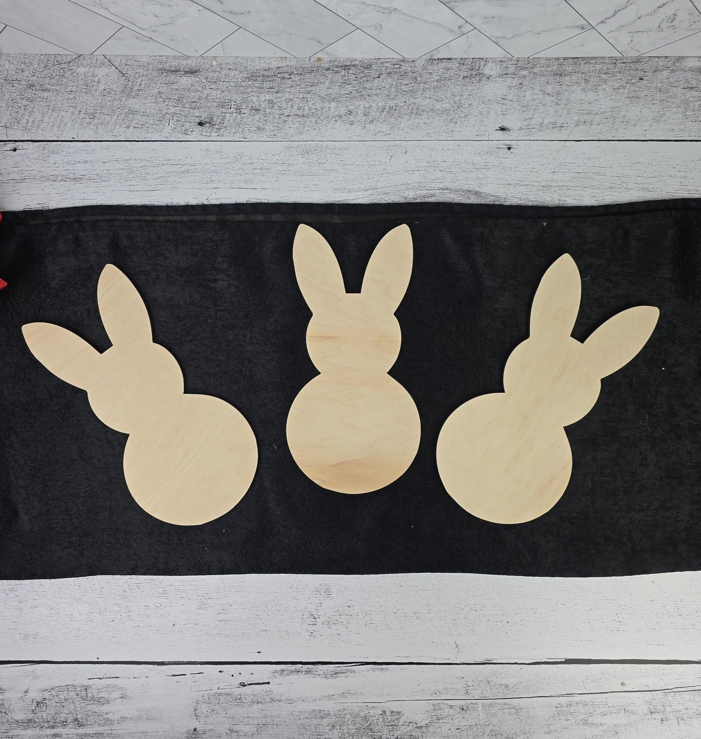 Easter Bunny Wood Shapes, Wooden Rabbit Blank, Unfinished Cut out, Shapes for Crafts DIY Blank, Spring Sign Making, Easter Sign making