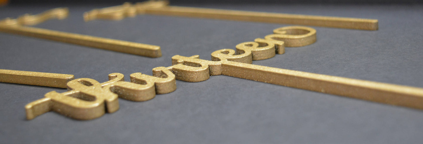 Wedding Table Numbers with Attached Stakes