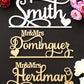 Mr and Mrs Sign. Script Wedding Name Sign. Script Mr & Mrs Wood Name. Personalized Name Sign. Mr and Mrs Sweetheart Table Centerpiece