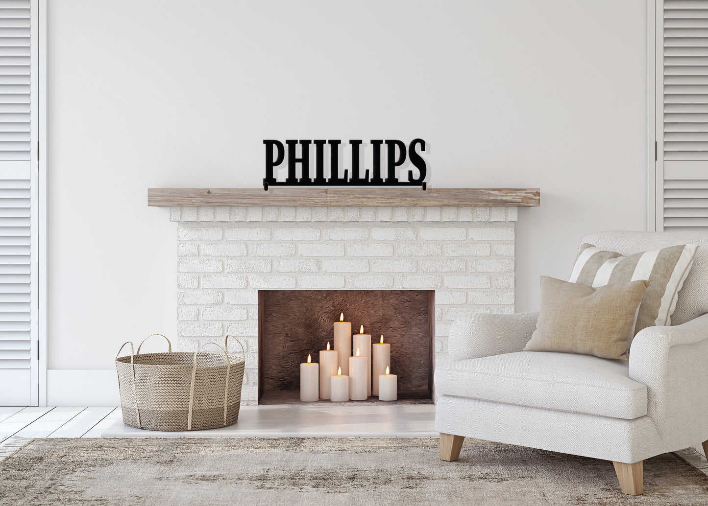 Last Name Sign - Custom Family Name sign - All caps Surname Sign- Personalized Last Name Sign - Sweetheart table Sign - Decorative Name Sign