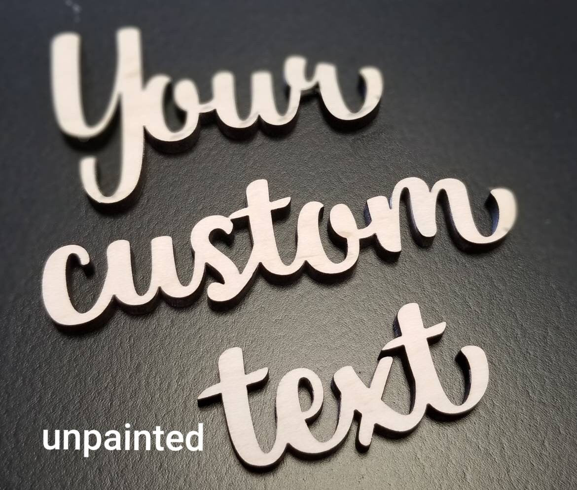 Custom wood words Custom word signs, Small words or Names For Crafts, Wooden Names, DIY project Small Wood Name Sign, Personalized Wood Word