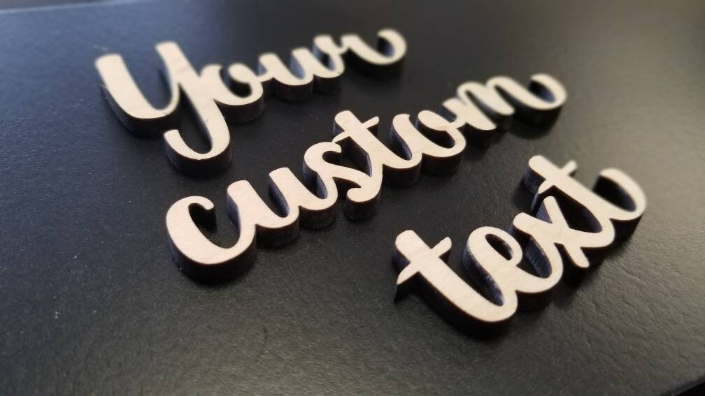 Custom wood words Custom word signs, Small words or Names For Crafts, Wooden Names, DIY project Small Wood Name Sign, Personalized Wood Word