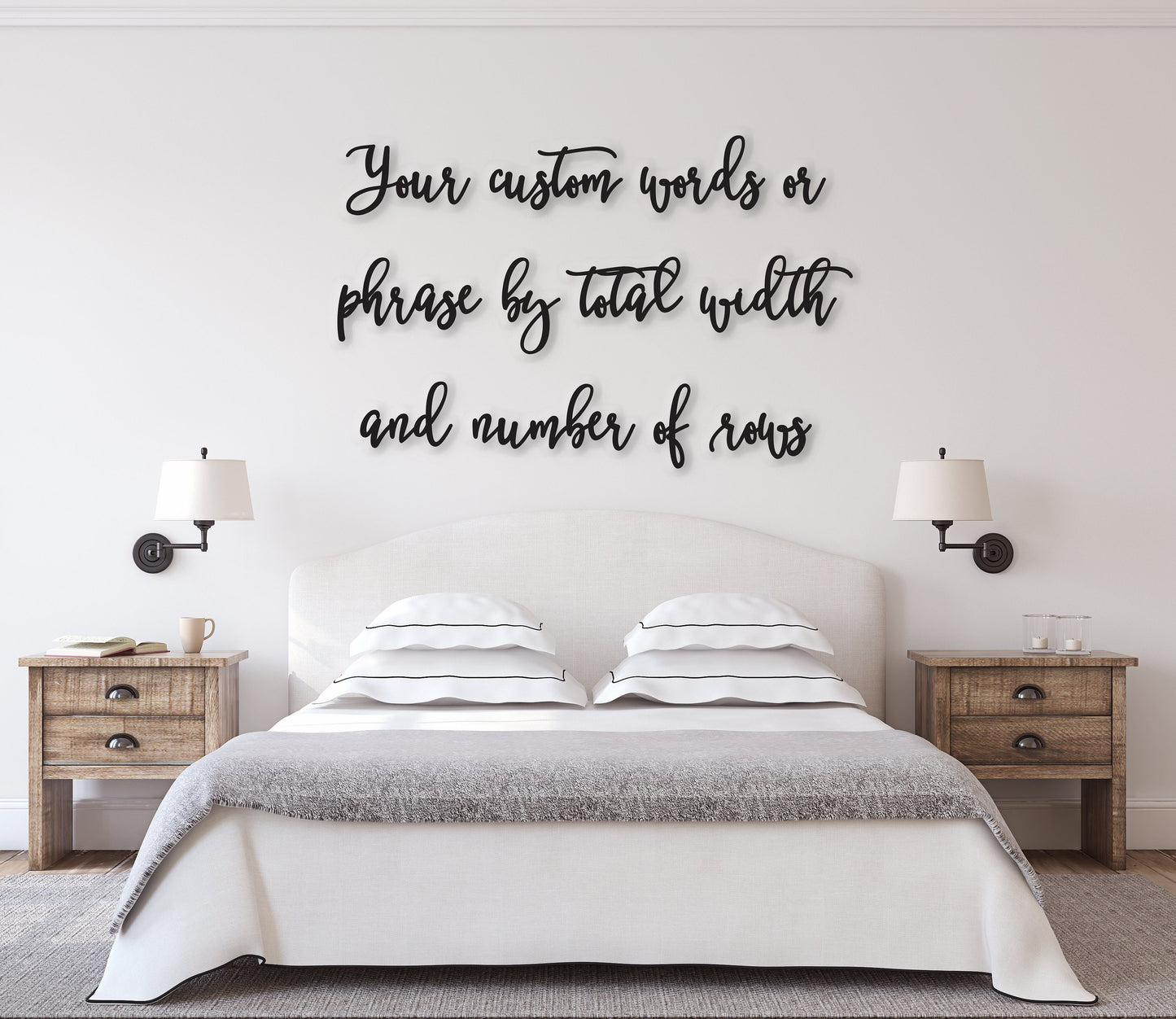Custom wood words, Custom word signs, Wall Quotes, Wooden Word Cutout Phrases, DIY project for Home Decor Wall Art, Personalized Wood Words