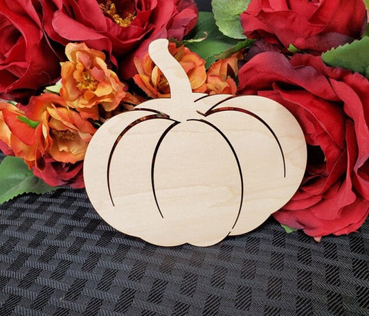 Pumpkin wood cutout, Pumpkin cutout shape, Pumpkin shape for crafts, Laser Cut Pumpkins Unfinished, Halloween Fall Decor,  2-24 in wide 1/4"