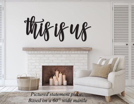 This is us sign, This is us wall decor, This us wall hanging, This is us wood sign, Family room decor, Thanksgiving Decor, Dining room decor