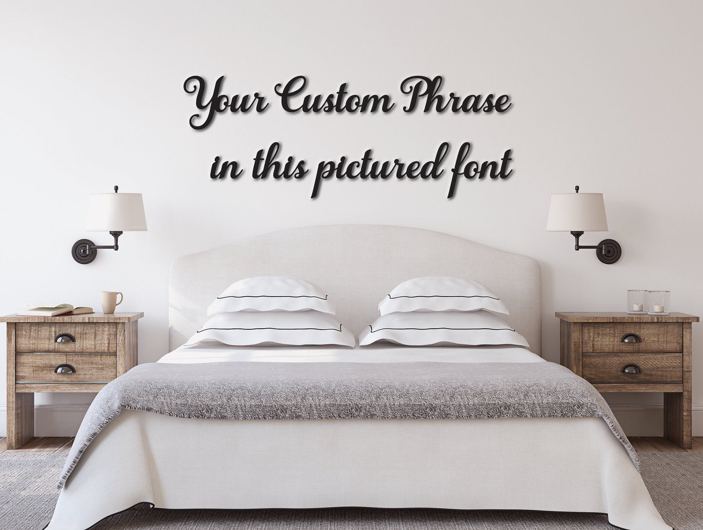 Custom wood words, Custom word signs, Wall Quotes, Wooden Word Cutout Phrases, DIY project for Home Decor Wall Art, Personalized Wood Words