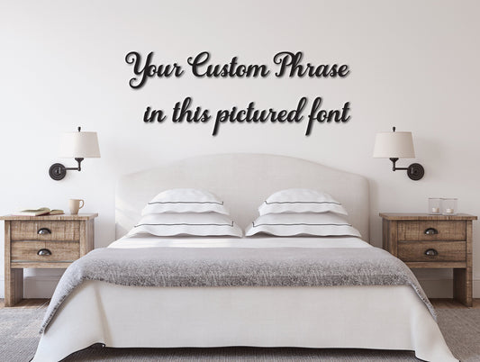 Custom wood words, Custom word signs, Wall Quotes, Wooden Word Cutout Phrases, DIY project for Home Decor Wall Art, Personalized Wood Words