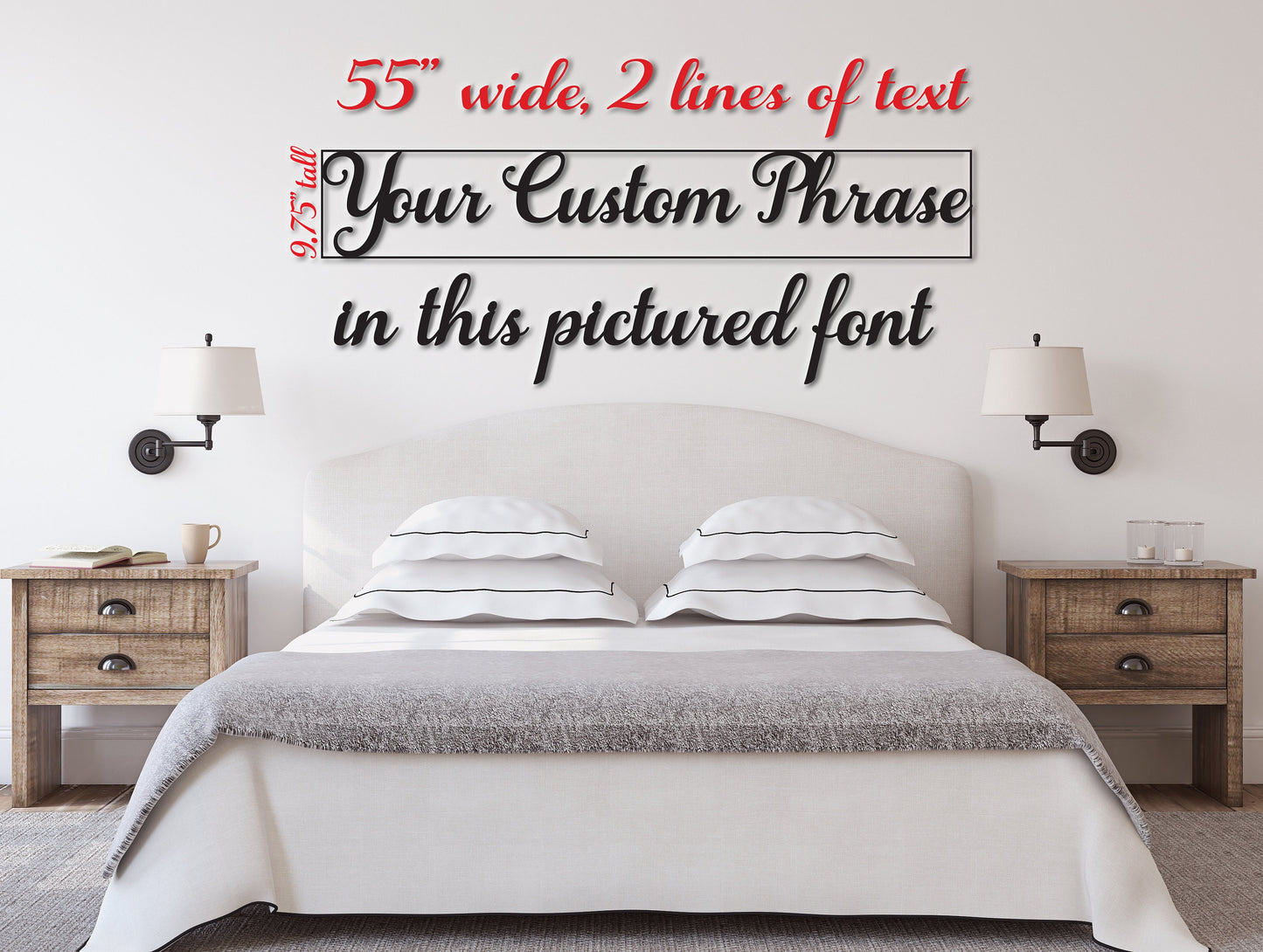 Custom wood words, Custom word signs, Wall Quotes, Wooden Word Cutout Phrases, DIY project for Home Decor Wall Art, Personalized Wood Words