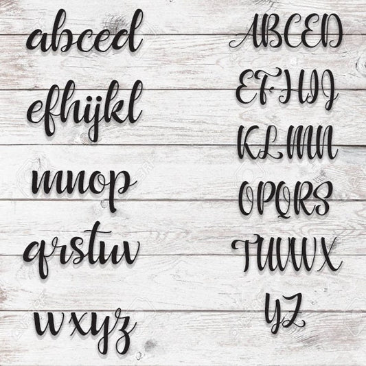 Custom Wood Word, Custom Word Sign, Personalized Wooden Word, Wall Home  Decor, Large Cursive Wood Word for wall, DIY Name Sign Farmhouse