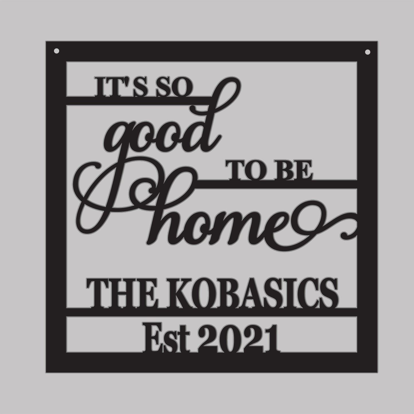 Its good to be home Personalized Name First names, Custom WOOD Name Sign, Customized Housewarming gift, Custom Home Decor, Nontraditional