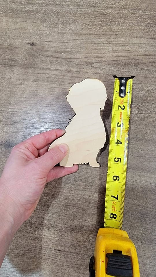 Dachshund Wood Shape, Wooden Dachshund Blank, Unfinished Dachshund wood blank, Dog, Pet, Arts Crafts DIY Projects, 1/4 inch thick Weiner dog