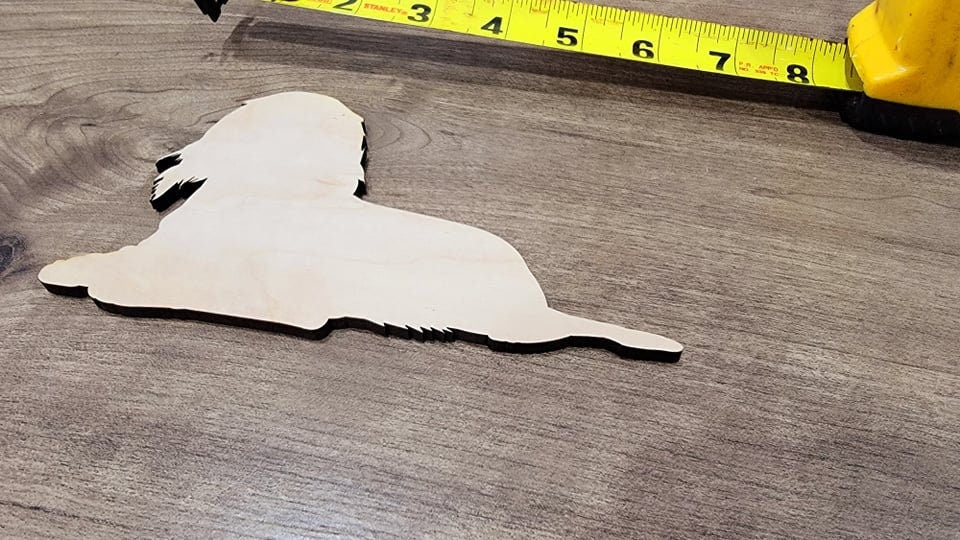 Dachshund Wood Shape, Wooden Dachshund Blank, Unfinished Dachshund wood blank, Dog, Pet, Arts Crafts DIY Projects, 1/4 inch thick Weiner dog