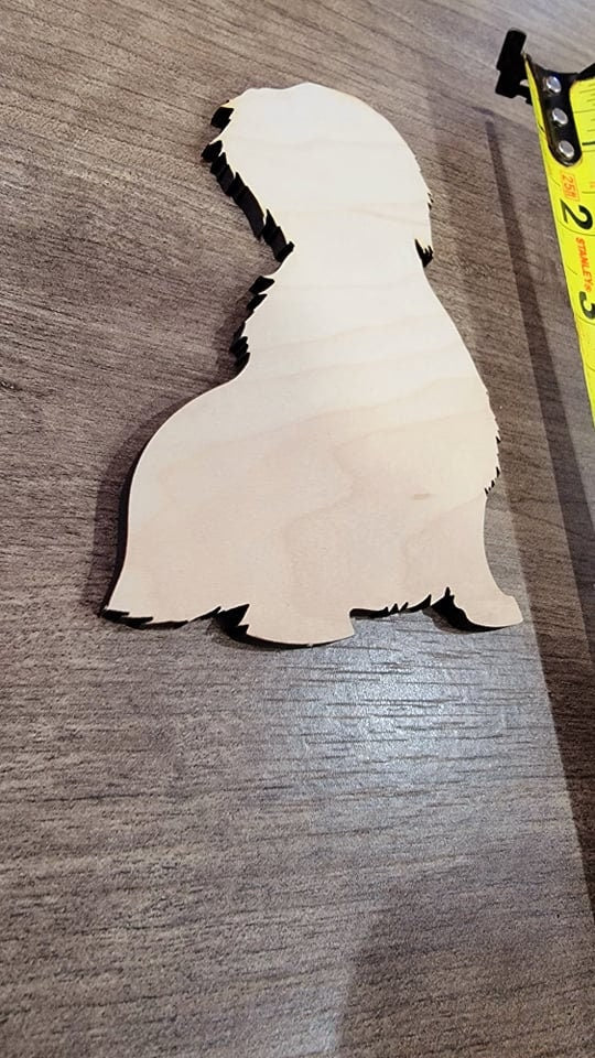 Dachshund Wood Shape, Wooden Dachshund Blank, Unfinished Dachshund wood blank, Dog, Pet, Arts Crafts DIY Projects, 1/4 inch thick Weiner dog