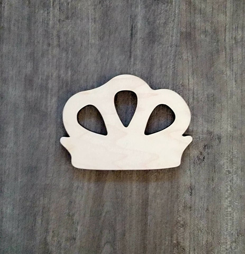 Crown Wood Shape, Wooden Crown Shape Blank, Unfinished Crown, Crafts DIY  Wood Blank, Sign Making, Childrens Signs, Custom, Personalized