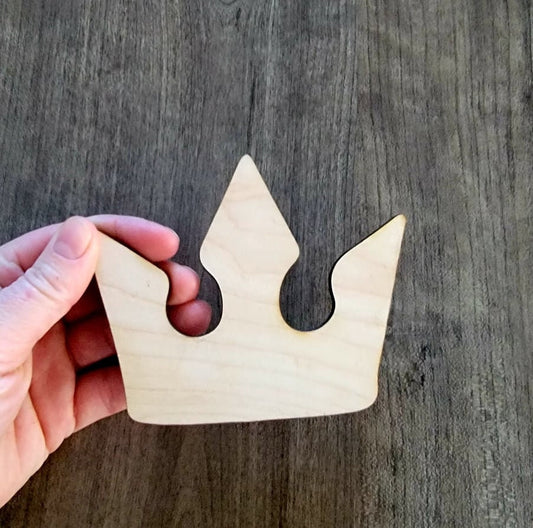 Crown Wood Shape, Wooden Crown Shape Blank, Unfinished Crown, Crafts DIY Wood Blank, Sign Making, Childrens Signs, Custom, Personalized