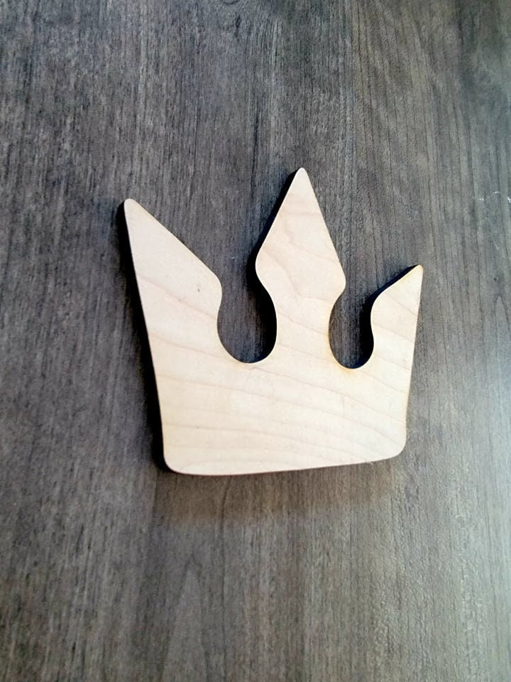 Crown Wood Shape, Wooden Crown Shape Blank, Unfinished Crown, Crafts DIY Wood Blank, Sign Making, Childrens Signs, Custom, Personalized