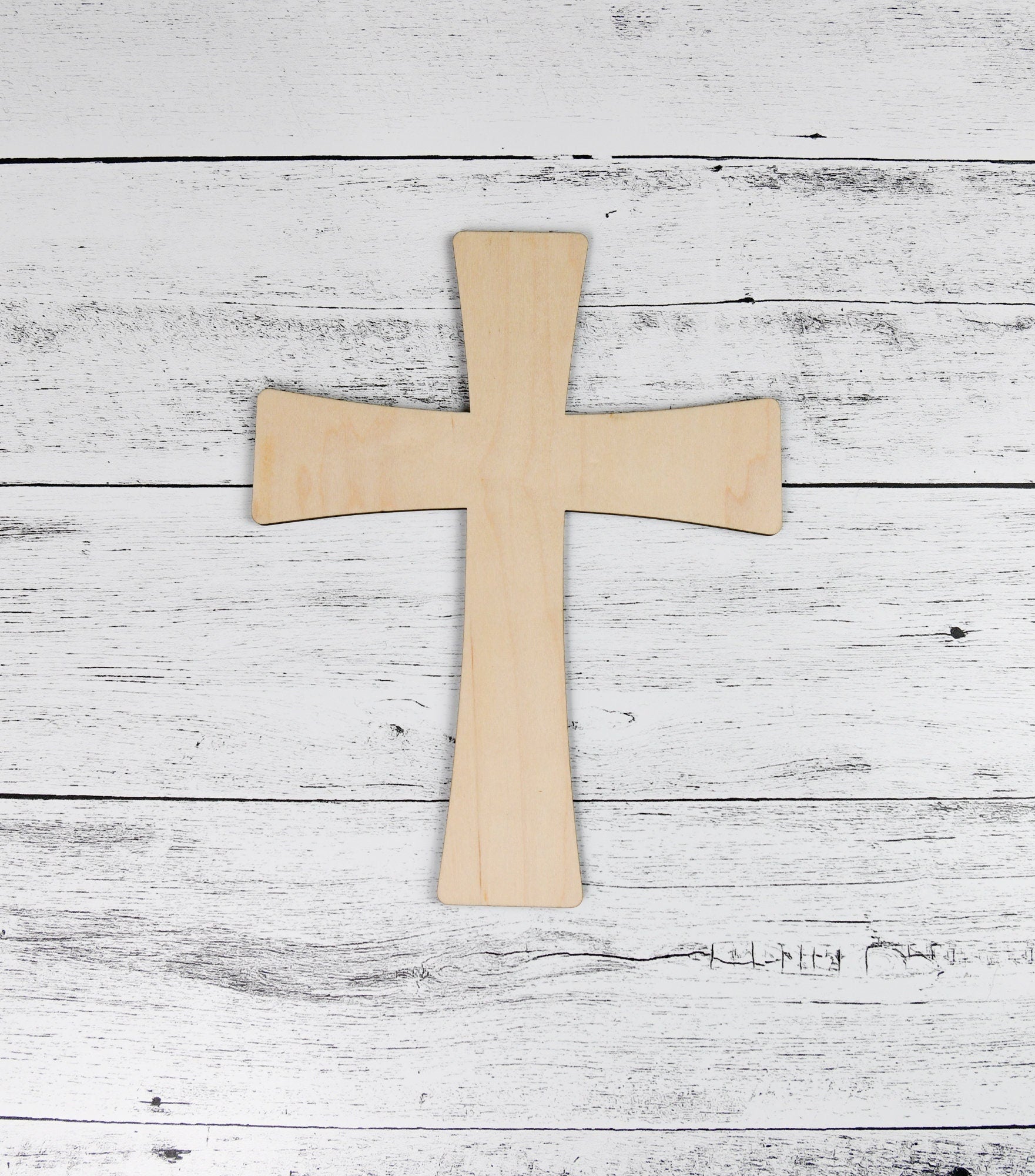 Wood Cross, 1/4 thick, Various heights available, option to customize –  Kobasic Creations