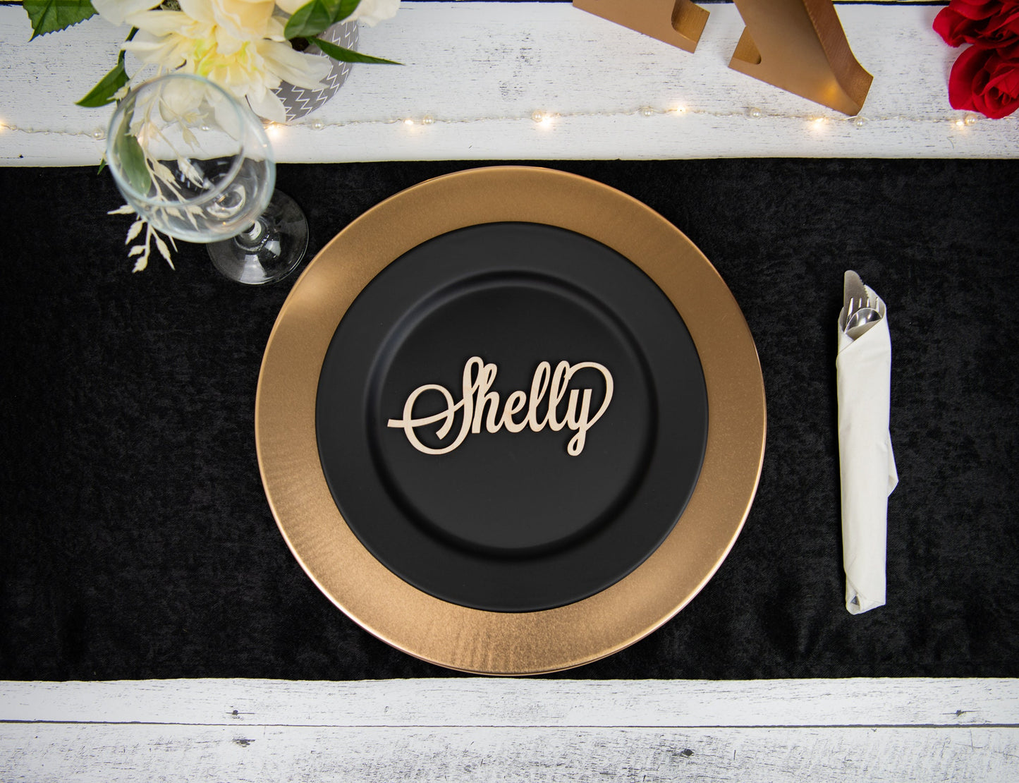 Name Place Cards, Wedding Name Plate Tags, Wood Table Names, Wooden SMALL name sign, Wedding Name Card for table setting, Custom Name Favors