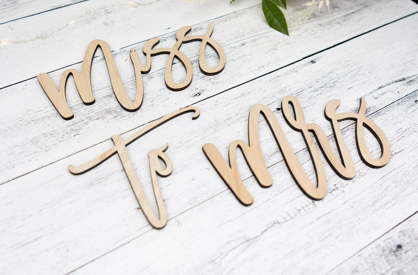 Miss to Mrs backdrop sign for bridal shower or engagement party,  Wood Bridal Shower Decor, Custom Wedding Decor, Wooden word cutouts