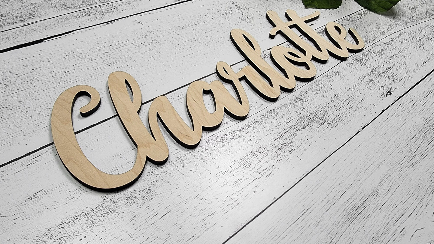 Custom wood words Custom word signs, Small words or Names For Crafts, Wooden Names, DIY project Small Wood Name Sign, Personalized Wood Word