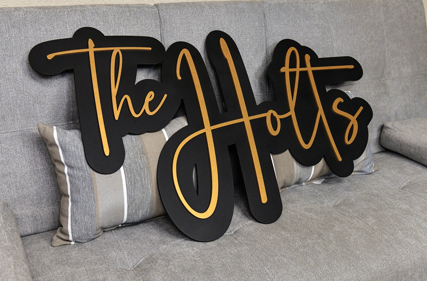 Custom Wedding Sign Decor, Personalized Backdrop Wooden Sign Layered, Family Last Name Sign, Head / Sweetheart table signage for couple