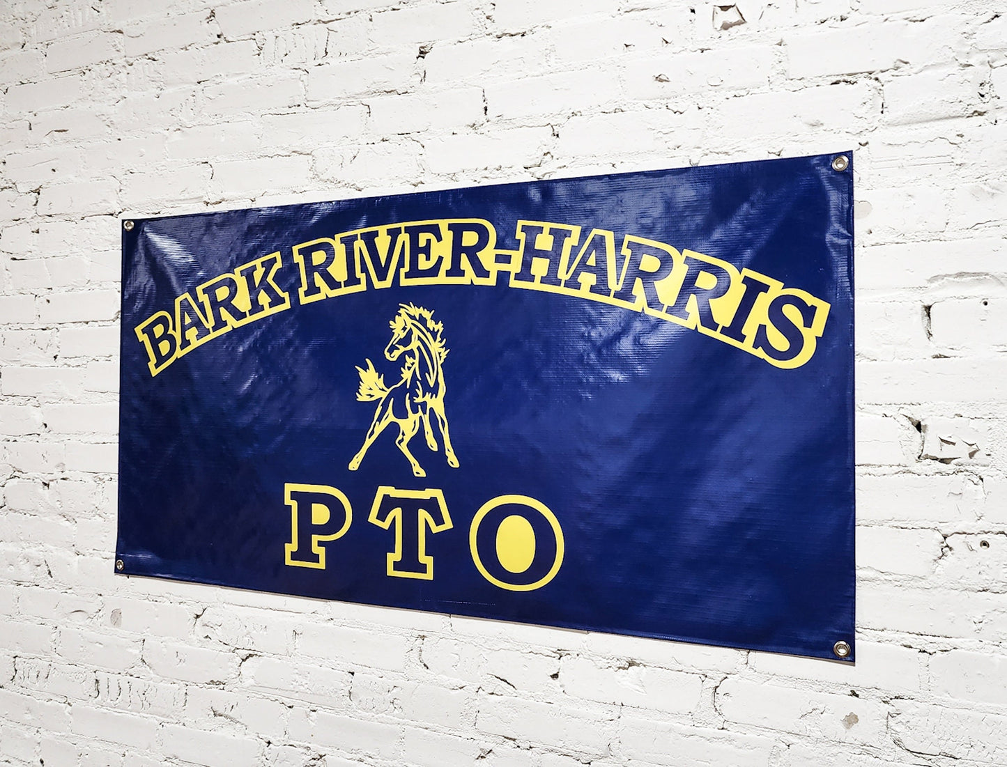 School Banner for PTO, sports events, dances, Or Personalized Custom Text, Logo, Political Campaigns, Ads, Full Color Indoor Outdoor Print