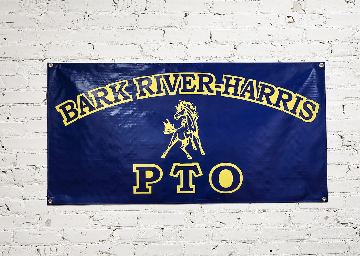 School Banner for PTO, sports events, dances, Or Personalized Custom Text, Logo, Political Campaigns, Ads, Full Color Indoor Outdoor Print