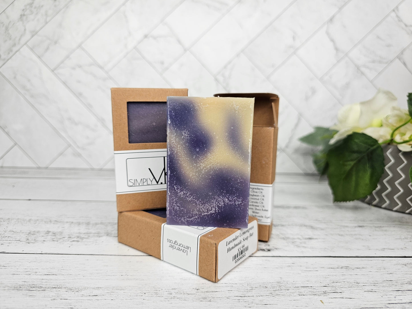 Lavender Lemongrass Cold Process, Handmade Soap
