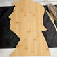 Trumpcuterie (charcuterie) bamboo cutting board, serving board in the shape of Donald Trump's character - Trump Gift