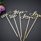 Wedding Table Numbers with Attached Stakes. Wood Wedding Table Numbers. Rustic Table Numbers. Script Table Number Wood Wedding Table Numbers