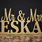 Mr & Mrs sign Wedding Name Sign. Custom Mr and Mrs Sign - Personalized Wedding Decor - Custom Name Sign - Custom Wood Surname Table sign