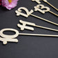 Wedding Table Numbers on sticks / attached stakes. Wooden Table Numbers. Rustic Table Numbers. Party Table Numbers. Wood Numbers with stake