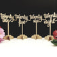 Wood Table Numbers, Freestanding / stand alone Wedding Table Markers
