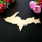 Upper Michigan cutout. Upper peninsula wood cut out. Yooper decor. Wood UP cutout. Michigan wood cutout. Custom state shape wood cutout.