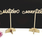 Wood Table Numbers, Freestanding / stand alone Wedding Table Markers