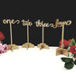 Wood Table Numbers, Freestanding / stand alone Wedding Table Markers