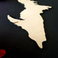 Upper Michigan cutout. Upper peninsula wood cut out. Yooper decor. Wood UP cutout. Michigan wood cutout. Custom state shape wood cutout.