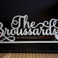 Custom Wedding Name Sign For Head Table, Mr & Mrs sign for sweetheart table