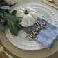 Thankful Place Cards, Christmas Name Plates, Thankful Wooden Word, Holiday Decor, Christmas Place settings, Small Wood Thankful Sign