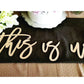 This is us sign, This is us wall decor, This us wall hanging, This is us wood sign, Family room decor, Thanksgiving Decor, Dining room decor