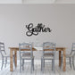 Gather sign, Gather Wood Sign, Gather Wall Decor, Thanksgiving Decor, Gather Word Sign, Wood Cut Out Gather Sign, Family & Dining room decor