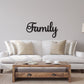 Family sign, Family Wood Sign, Family Wall Decor, Thanksgiving Decor, Family Word Sign, Wood Cut Out Family Sign, Family & Dining room decor