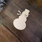 Snowman Wood Cut Out Shape, Wood Snowman Blank, Snowman wood craft, DIY Christmas Wood Blanks, Snowman Blank