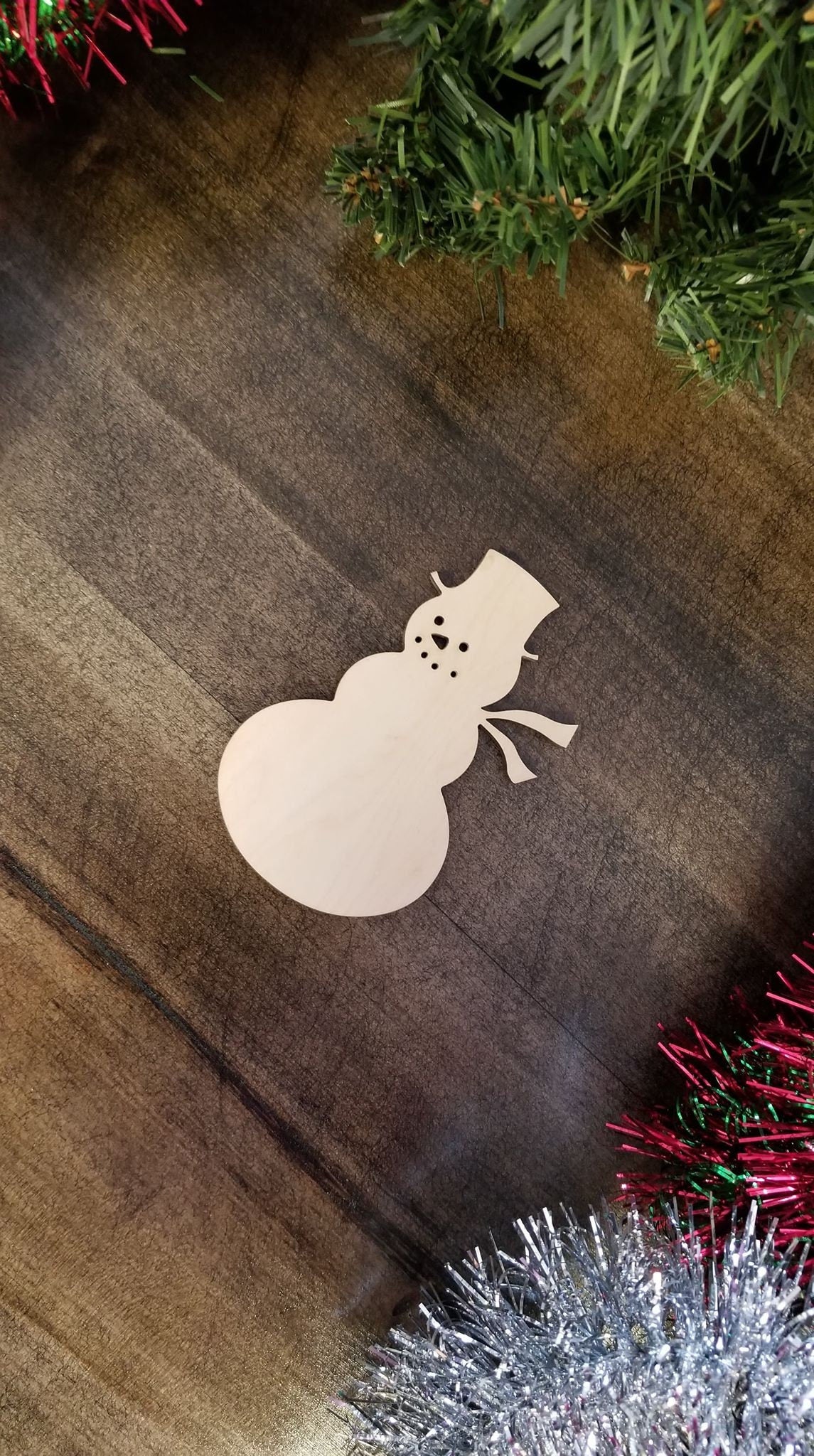 Snowman Wood Cut Out Shape, Wood Snowman Blank, Snowman wood craft, DIY Christmas Wood Blanks, Snowman Blank