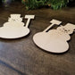 Snowman Wood Cut Out Shape, Wooden Snowman Blank, Snowman wood craft, DIY Christmas Wood Blanks